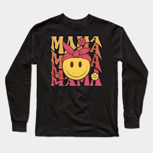 Emoji mama graphic design for mothers day Long Sleeve T-Shirt
